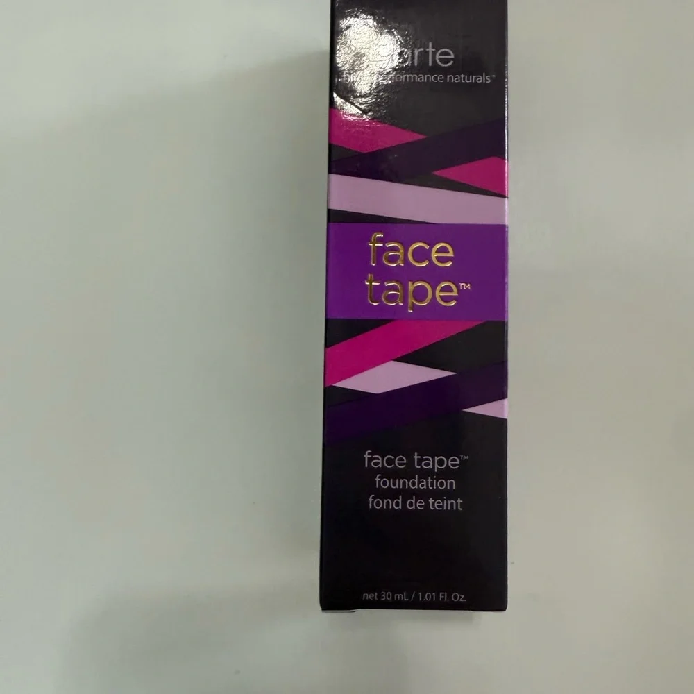 TARTE NWT Face Tape Foundation - Medium-Tan (Warm Beige) neutral 37N